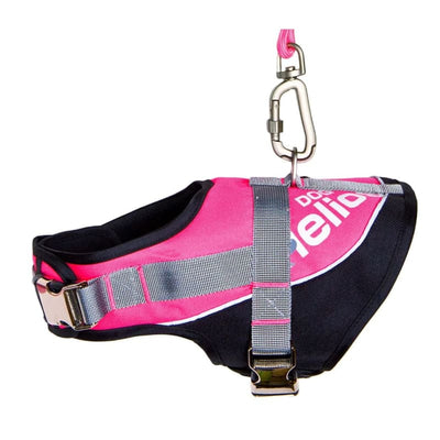 Pink Helios Bark-Mudder 2-in-1 Harness & Leash Set