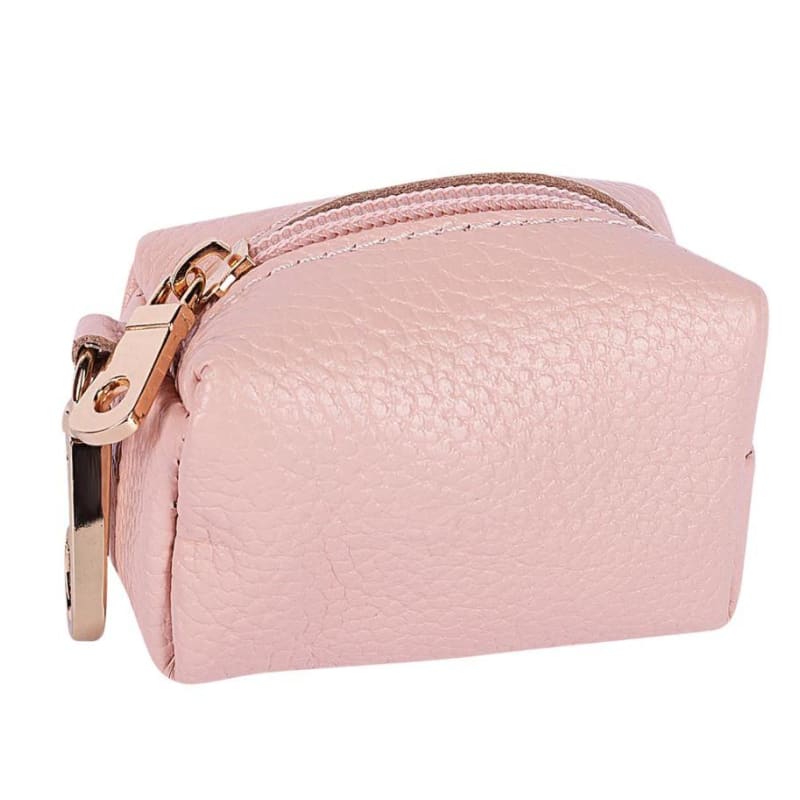Genuine Leather Waste Bag Holder in Light Pink NEW ARRIVAL