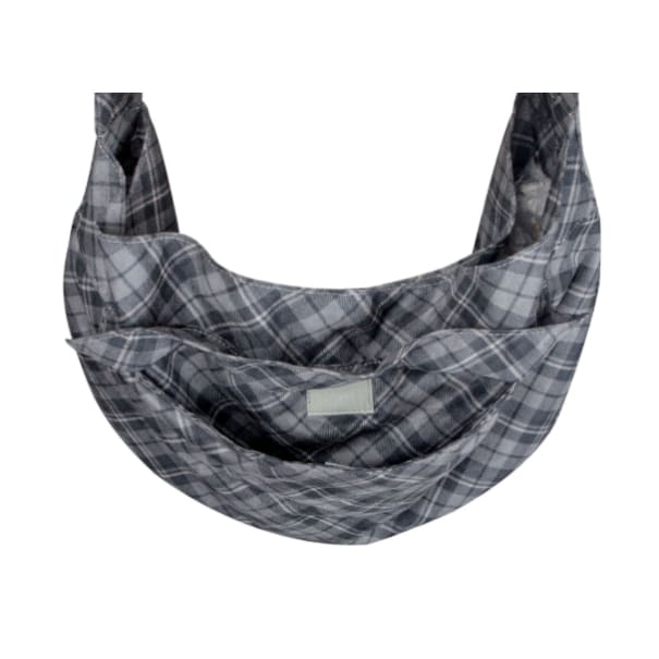 - Scotty Charcoal Plaid Cuddle Dog Carrier