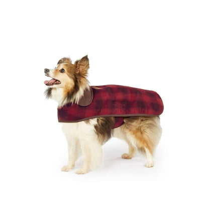 Pendleton Pet Red Ombre Plaid Coat Dog Apparel