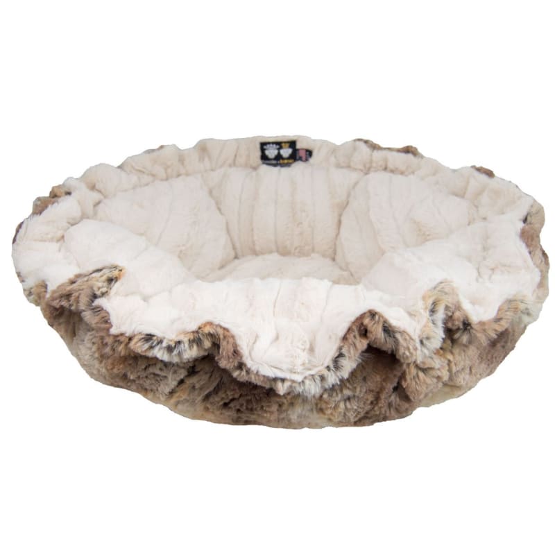 Simba and Natural Beauty Cuddle Pod burrow beds for dogs, dog nest, dog snuggle beds
