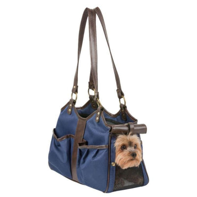 Navy Metro Classic Dog Carrier luxury dog carriers, luxury dog purse carriers, NEW ARRIVAL
