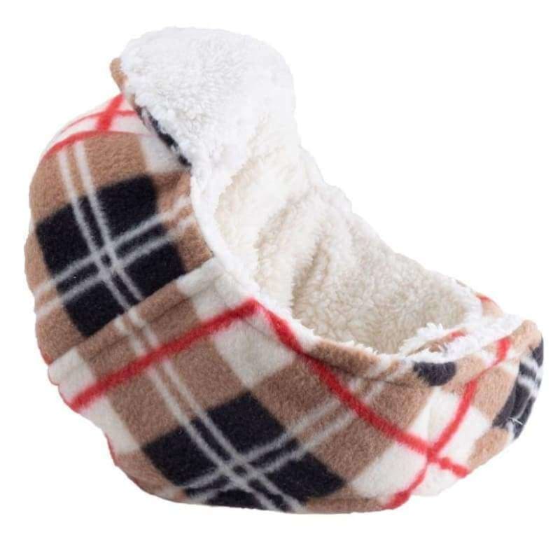 - Aviator Tan Plaid Dog Hat christmas apparel christmas hat clothes for small dogs cute dog apparel cute dog clothes