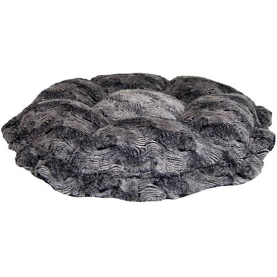 Artic Seal and Black Puma Cuddle Pod burrow beds for dogs, dog nest, dog snuggle beds