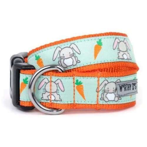 Bunnies Collar & Leash Collection bling dog collars, cute dog collar, dog collars, fun dog collars, leather dog collars