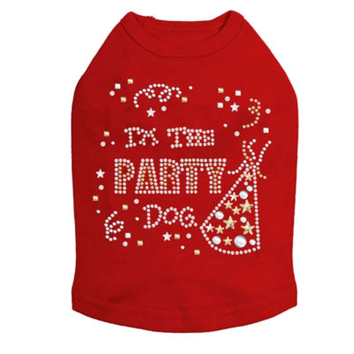I’m The Party Dog Tank Top clothes for small dogs, cute dog apparel, cute dog clothes, dog apparel, dog sweaters