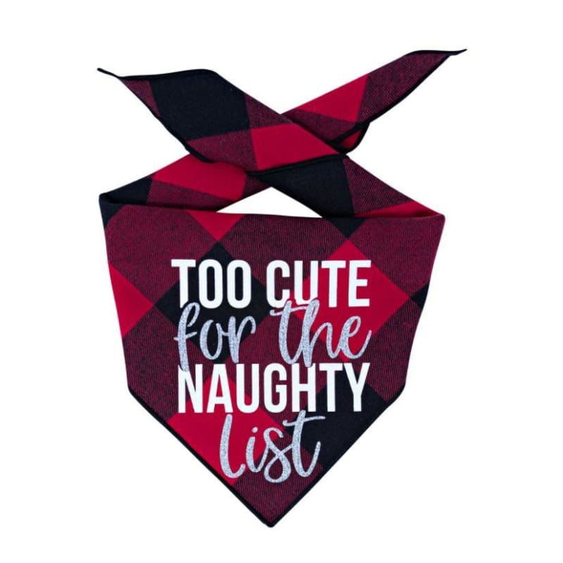 Too Cute For the Naughty List Luxe Bandana NEW ARRIVAL