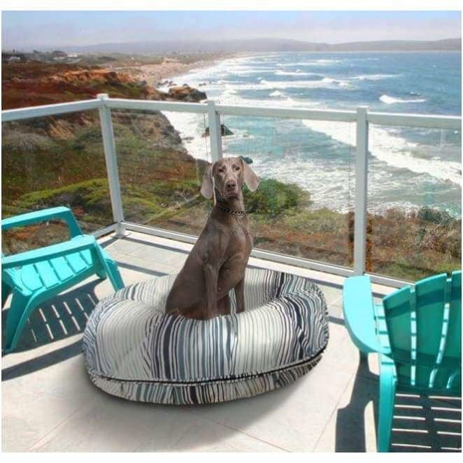 Beach House Outdoor Bagel Bed bagel beds for dogs, cute dog beds, donut beds for dogs, NEW ARRIVAL