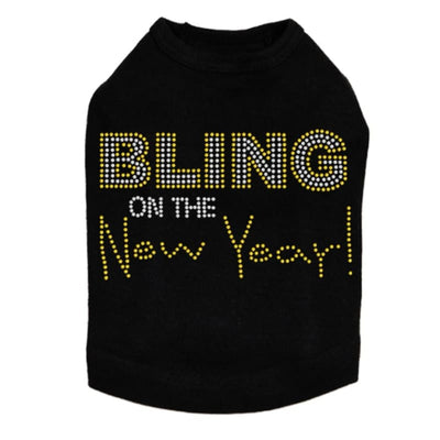 Bling On The New Year Dog Tank Top clothes for small dogs, cute dog apparel, cute dog clothes, dog apparel, dog sweaters