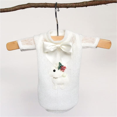 Ivory Baby Deer Sweater NEW ARRIVAL