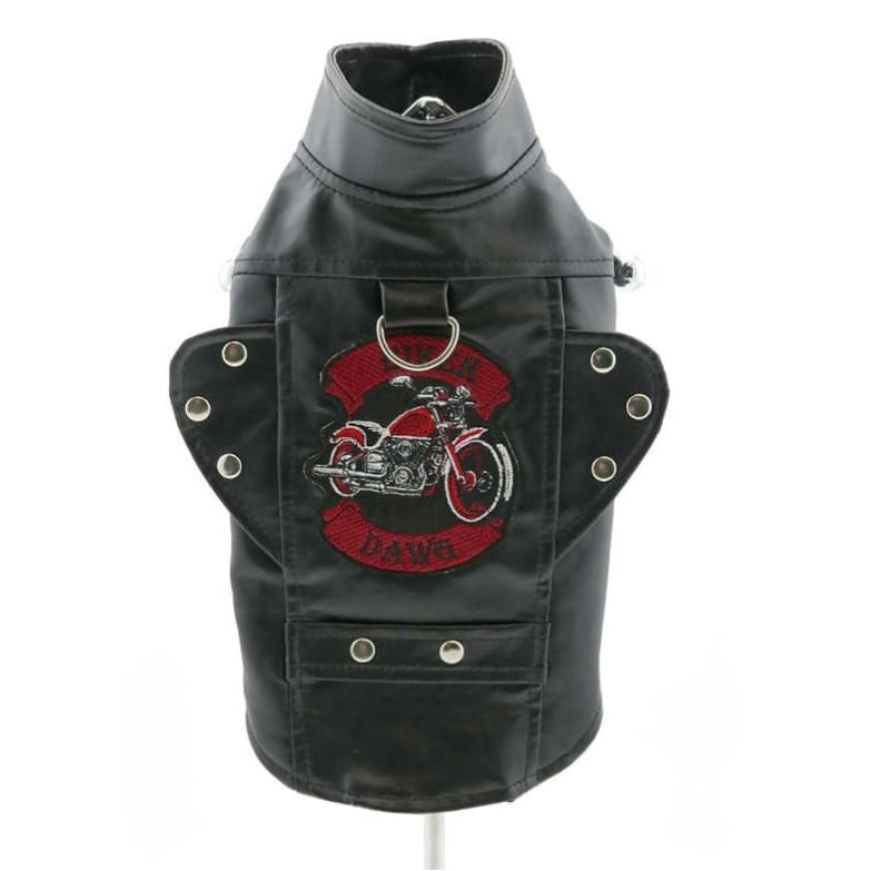 Biker Dawg Motorcycle Jacket Dog Apparel BIKER JACKETS, clothes for small dogs, COATS, cute dog apparel, cute dog clothes