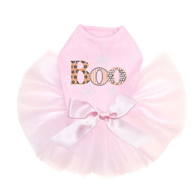 Boo With Silver Spiders Dog Tutu clothes for small dogs, cute dog apparel, cute dog clothes, cute dog dresses, dog apparel