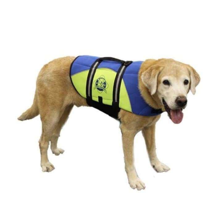 Blue Neoprene Pet Preserver Dog Life Vest