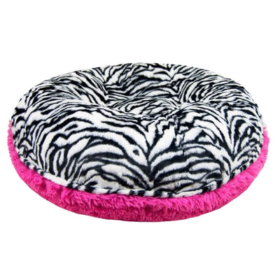 Zebra & Lollipop Shag Bagel Bed bagel beds for dogs, cute dog beds, donut beds for dogs, MADE TO ORDER, NEW ARRIVAL