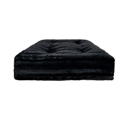 Sicilian Rectangle Black Puma Bed BEDS, bolster dog beds, NEW ARRIVAL, rectangle dog beds