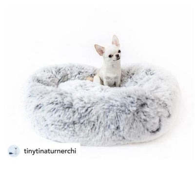 Orthoplush Gray Two-Tone Dog Bed - 23 NEW ARRIVAL