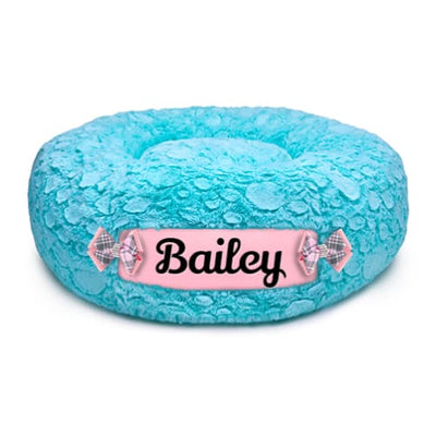 Bimini Blue & Puppy Pink Customizable Dog Bed NEW ARRIVAL