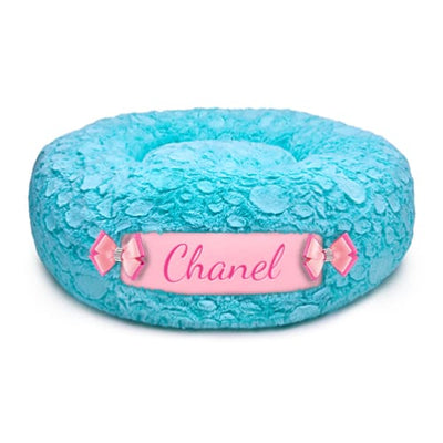 Bimini Blue Curley Sue & Puppy Pink Customizable Dog Bed NEW ARRIVAL