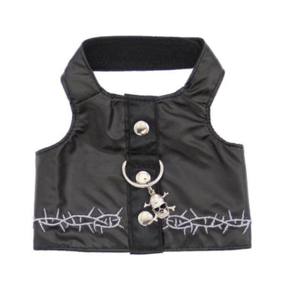 Black Biker Dog Harness WHOLESALE PET POOCH OUTFITTERS NEW ARRIVAL
