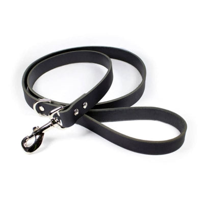 Adjustable 1 Black Leather Martingale Chain Dog Collar NEW ARRIVAL