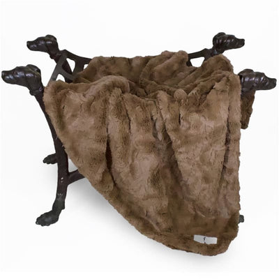 Mocha Bella Luxe Dog Blanket blankets for dogs, luxury dog blankets, MORE COLOR OPTIONS