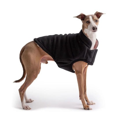 Black Reversible Elasto-Fit Chalet Jacket Dog Apparel