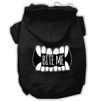 Bite Me Dog Hoodie clothes for small dogs, cute dog apparel, cute dog clothes, dog apparel, dog sweaters