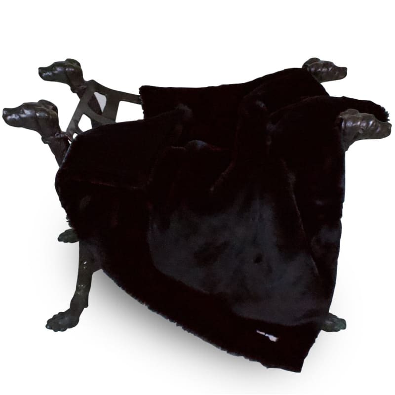 Black Divine Dog Blanket blankets for dogs, luxury dog blankets