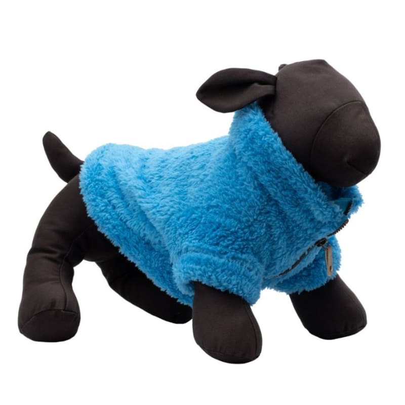Blue Wubby Fleece 1/4 Zip Pullover Dog Apparel NEW ARRIVAL