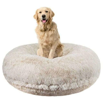 - Blondie Shag Bagel Bed BAGEL BEDS bagel beds for dogs BEDS cute dog beds donut beds for dogs