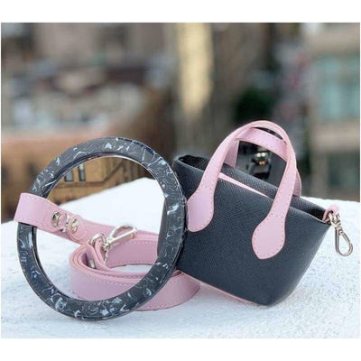 Blush Pink Genuine Italian Leather Clean Up Purse NEW ARRIVAL