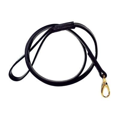 - Regency Italian Leather Dog Collar in Black Patent genuine leather dog collars HARTMAN & ROSE luxury dog collars