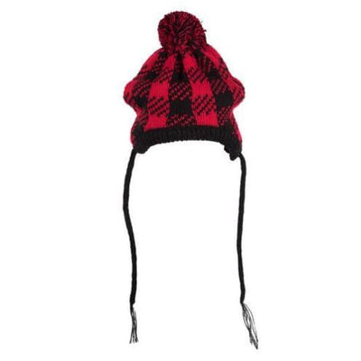 Buffalo Pom Pom Dog Hat clothes for small dogs, cute dog apparel, cute dog clothes, dog apparel, DOG HATS