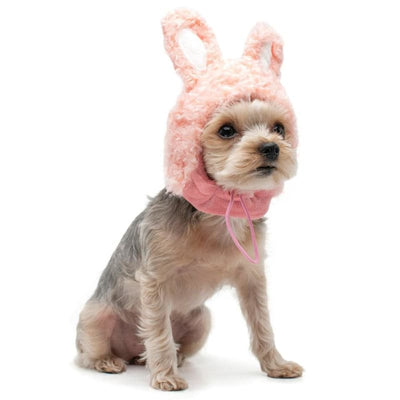 - Furry Bunny Dog Hat