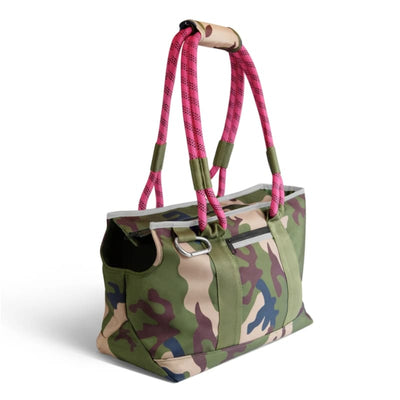 Out-and-About Dog Tote Camo/Magenta NEW ARRIVAL