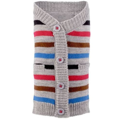 Striped Dog Cardigan clothes for small dogs, cute dog apparel, cute dog clothes, dog apparel, dog hoodies