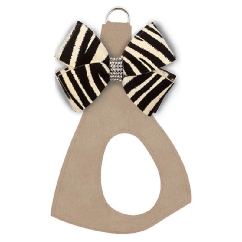 Doe & Serengeti Zebra Stripe Nouveau Bow Step-In Harness