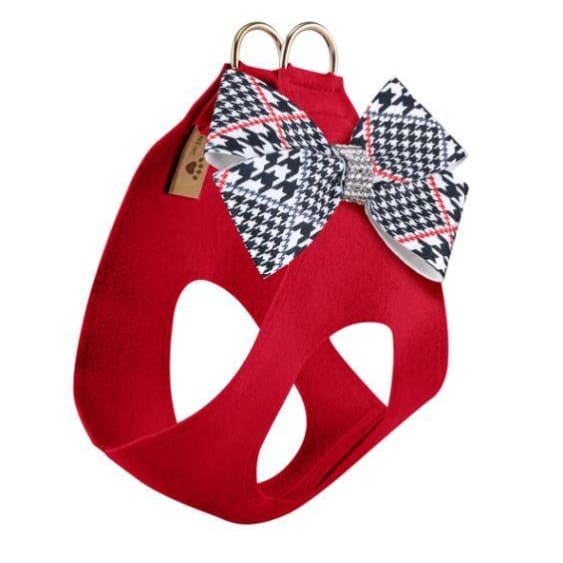 Classic Glen Houndstooth Nouveau Bow Step-In Harness