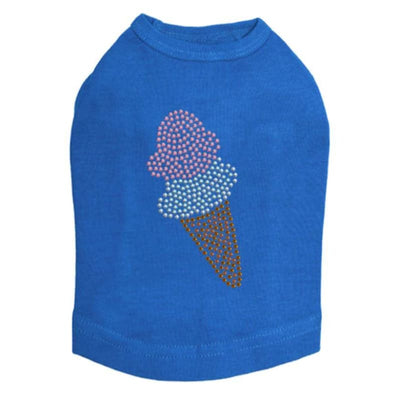 Ice Cream Cone Tank Top clothes for small dogs, cute dog apparel, cute dog clothes, dog apparel, dog in the closet
