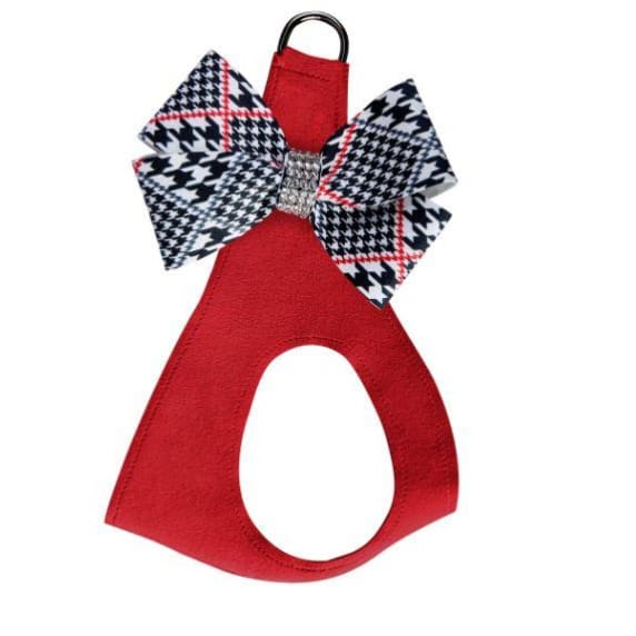 Classic Glen Houndstooth Nouveau Bow Step-In Harness