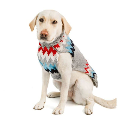 Grey Cheveron Wool Dog Sweater clothes for small dogs, cute dog apparel, cute dog clothes, dog apparel, dog hoodies