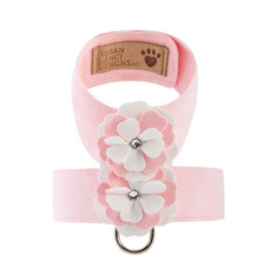 Puppy Pink Special Occasion Ultrasuede Tinkie Flower Harness