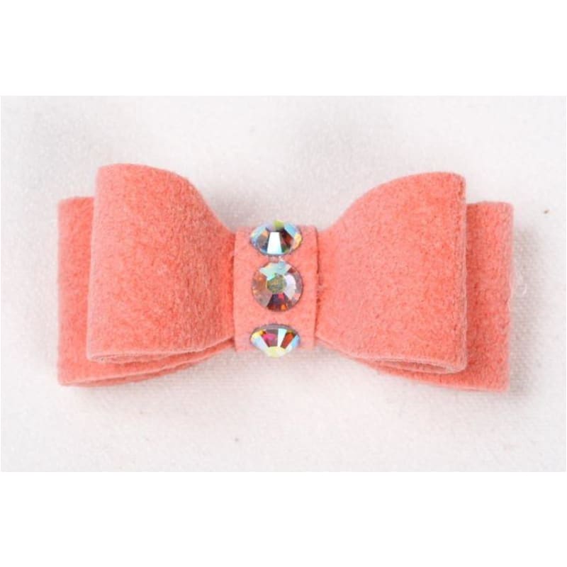 Ultrasuede Dog Hair Bow MORE COLOR OPTIONS