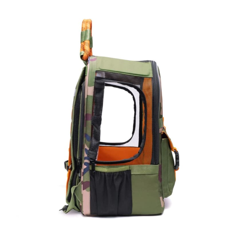Ready-For-Adventure Dog Backpack Camo/Orange NEW ARRIVAL