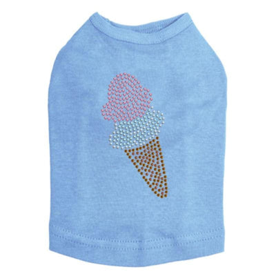 Ice Cream Cone Tank Top clothes for small dogs, cute dog apparel, cute dog clothes, dog apparel, dog in the closet