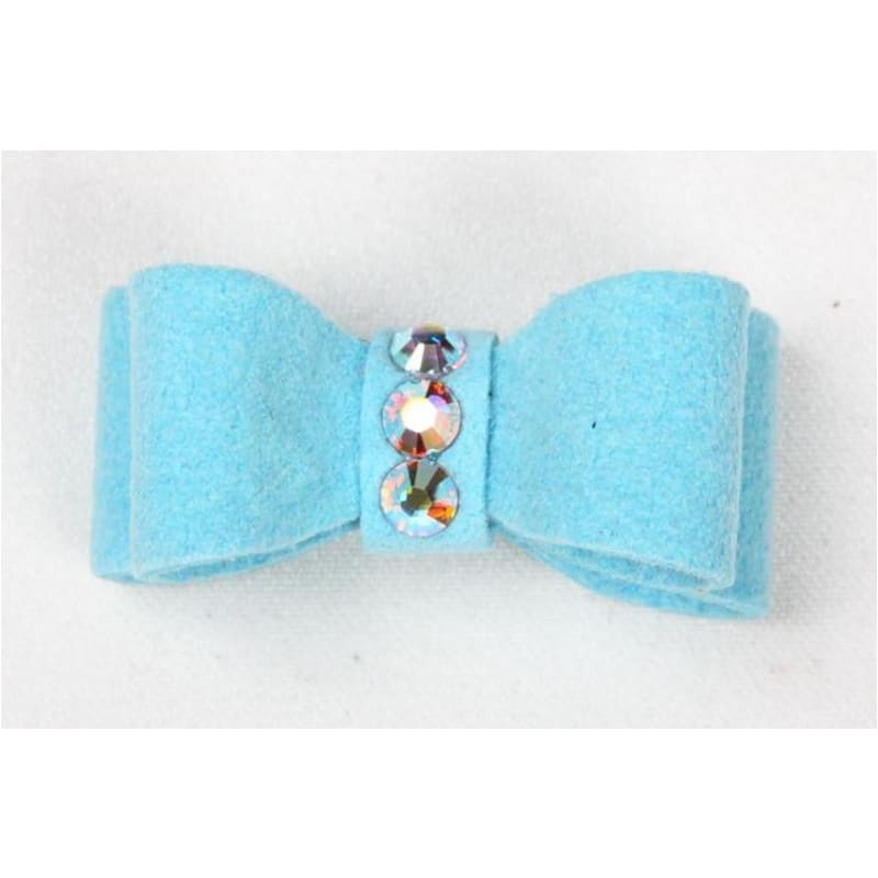 Ultrasuede Dog Hair Bow MORE COLOR OPTIONS