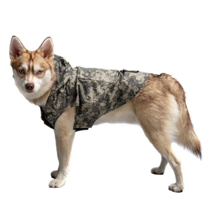 US Army® Camouflage Packable Dog Raincoat NEW ARRIVAL