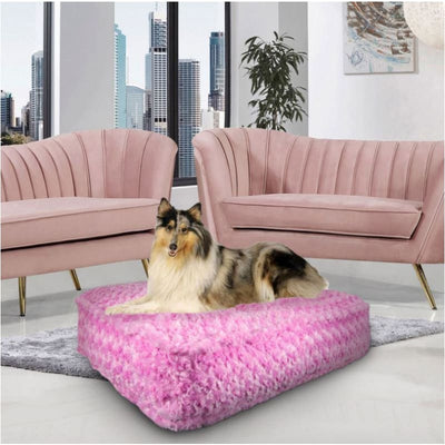 Sicilian Rectangle Cotton Candy Bed BEDS, bolster dog beds, NEW ARRIVAL, rectangle dog beds