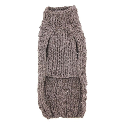 Cable Knit Wool Dog Sweater in Gray Dog Apparel clothes for small dogs, cute dog apparel, cute dog clothes, dog apparel, dog hoodies
