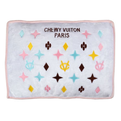 White Chewy Vuiton Dog Bed Dog Beds